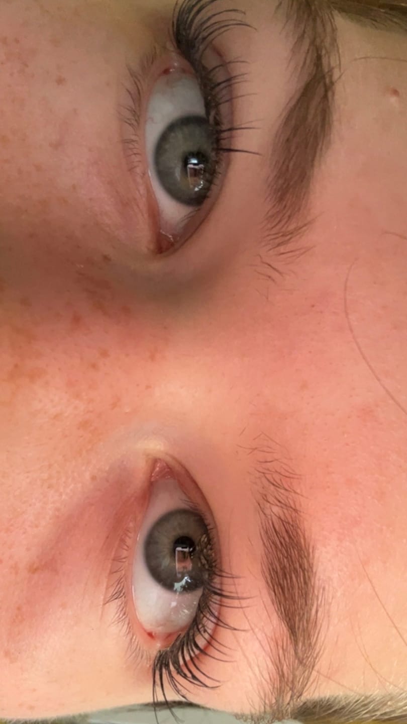 Customer photo review of Lash Bond & Seal - White 10ml