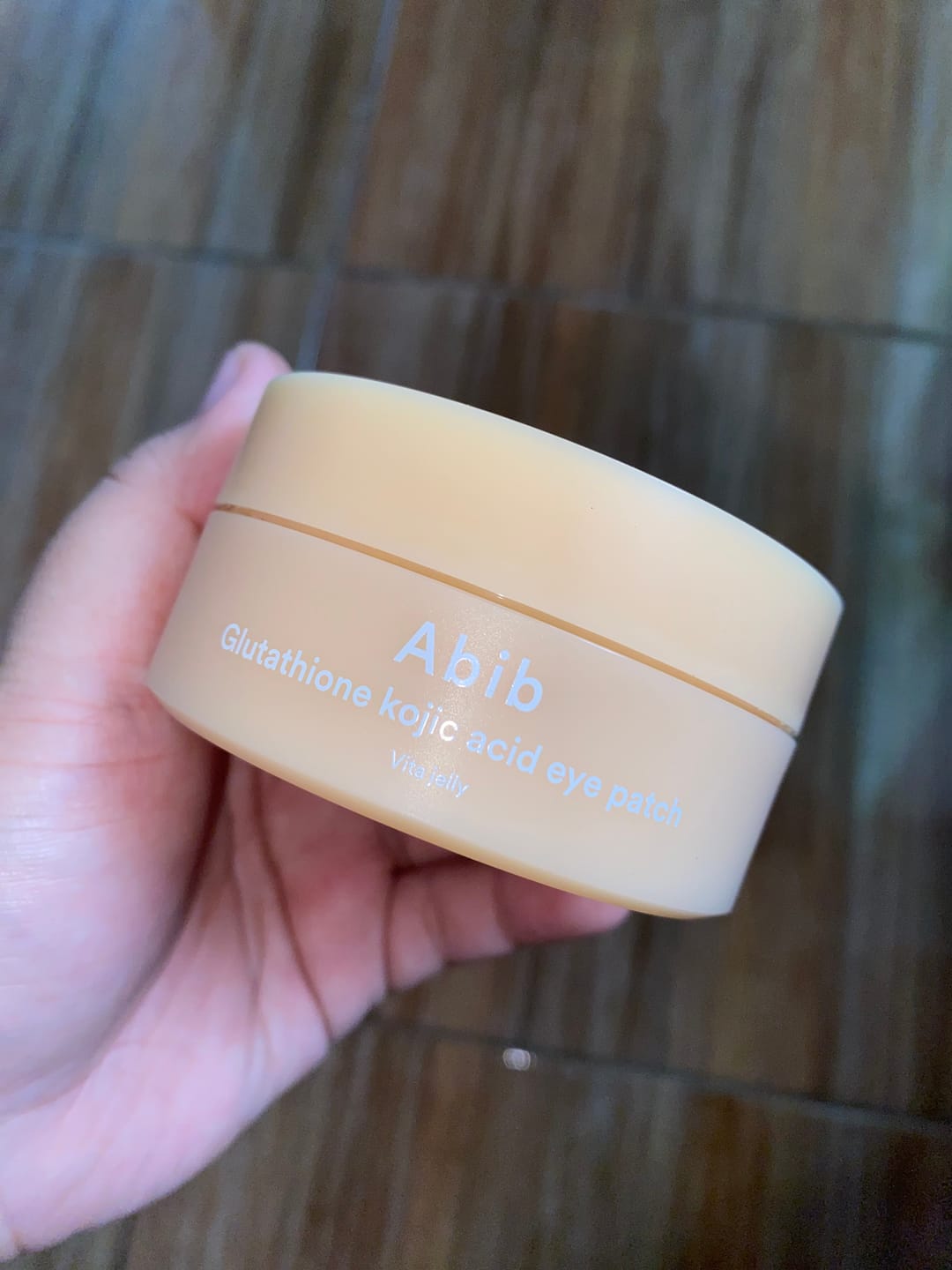 Customer photo review of Glutathione kojic acid eye patch Vita jelly
