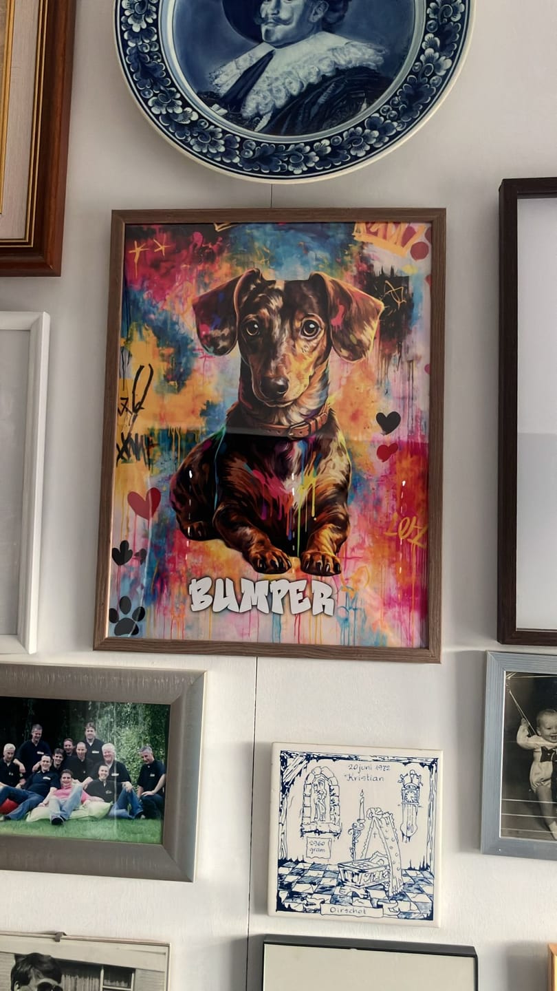 Customer photo review of Graffiti - Gepersonaliseerde Poster