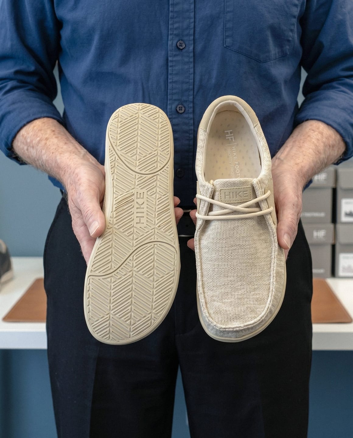 Customer photo review of Reed - Men's Barefoot Shoes for All-Day Comfort