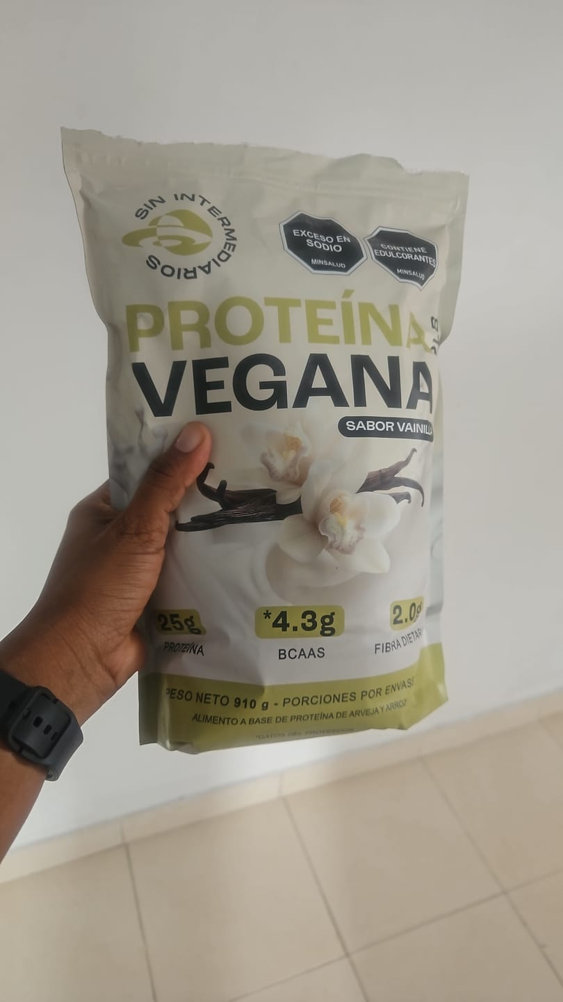 Customer photo review of Proteína Vegana