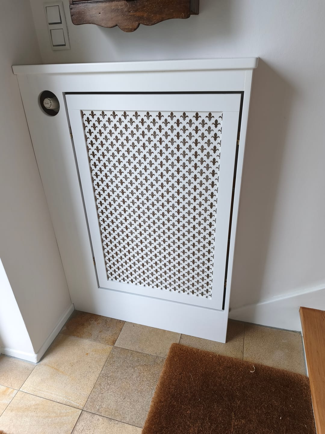 Customer photo review of Lochwand PARIS 122 x 61 cm weiß lackiert 3 mm MDF