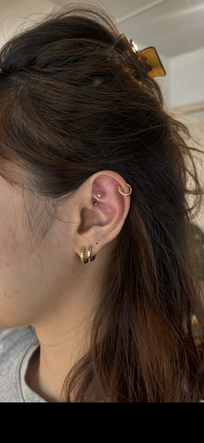 Customer photo review of Piercing Care & Service