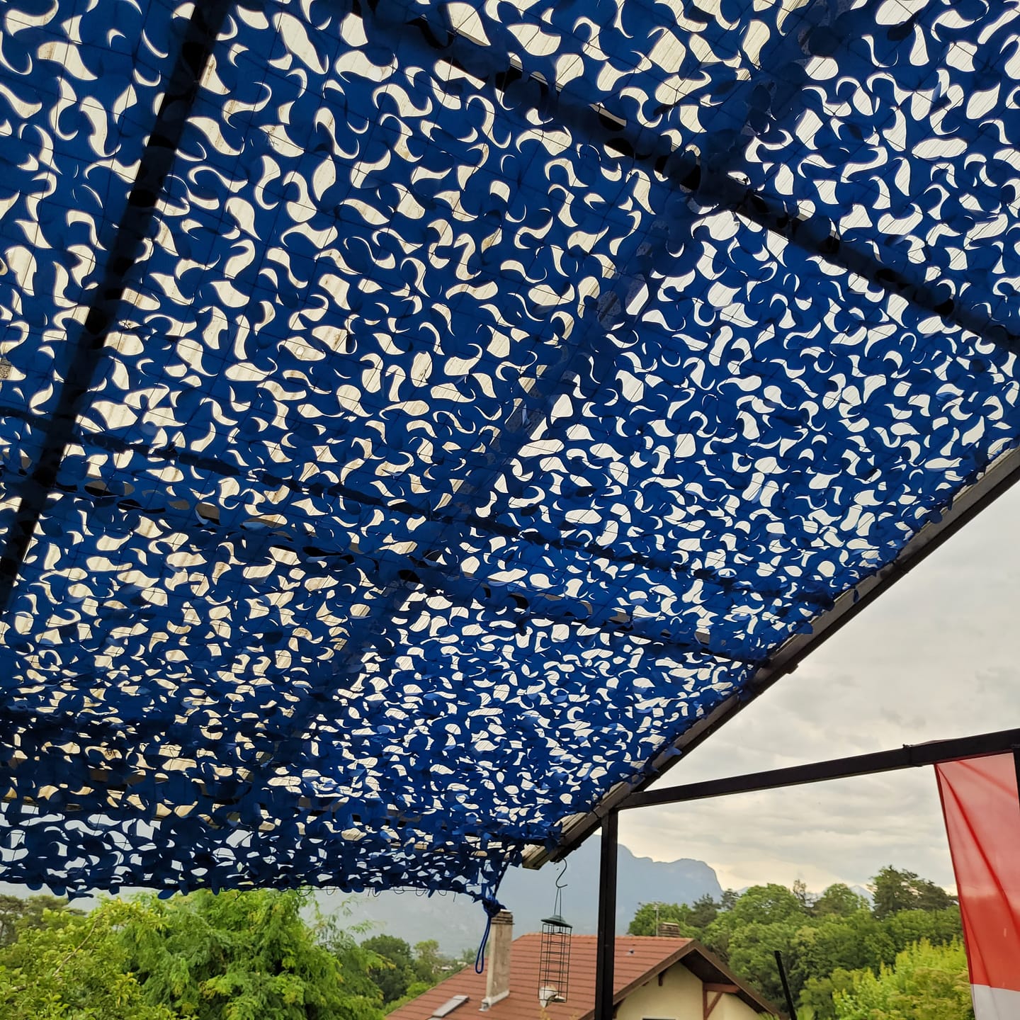 Customer photo review of Filet de camouflage brise vue