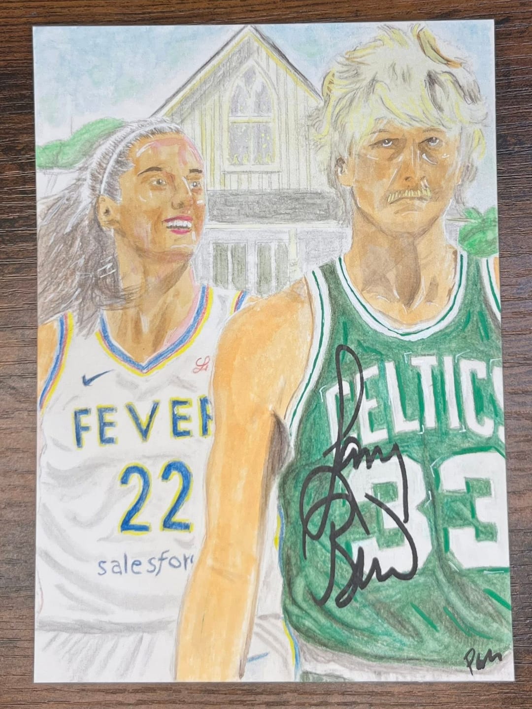 Customer photo review of Larry Bird Autograph Signing