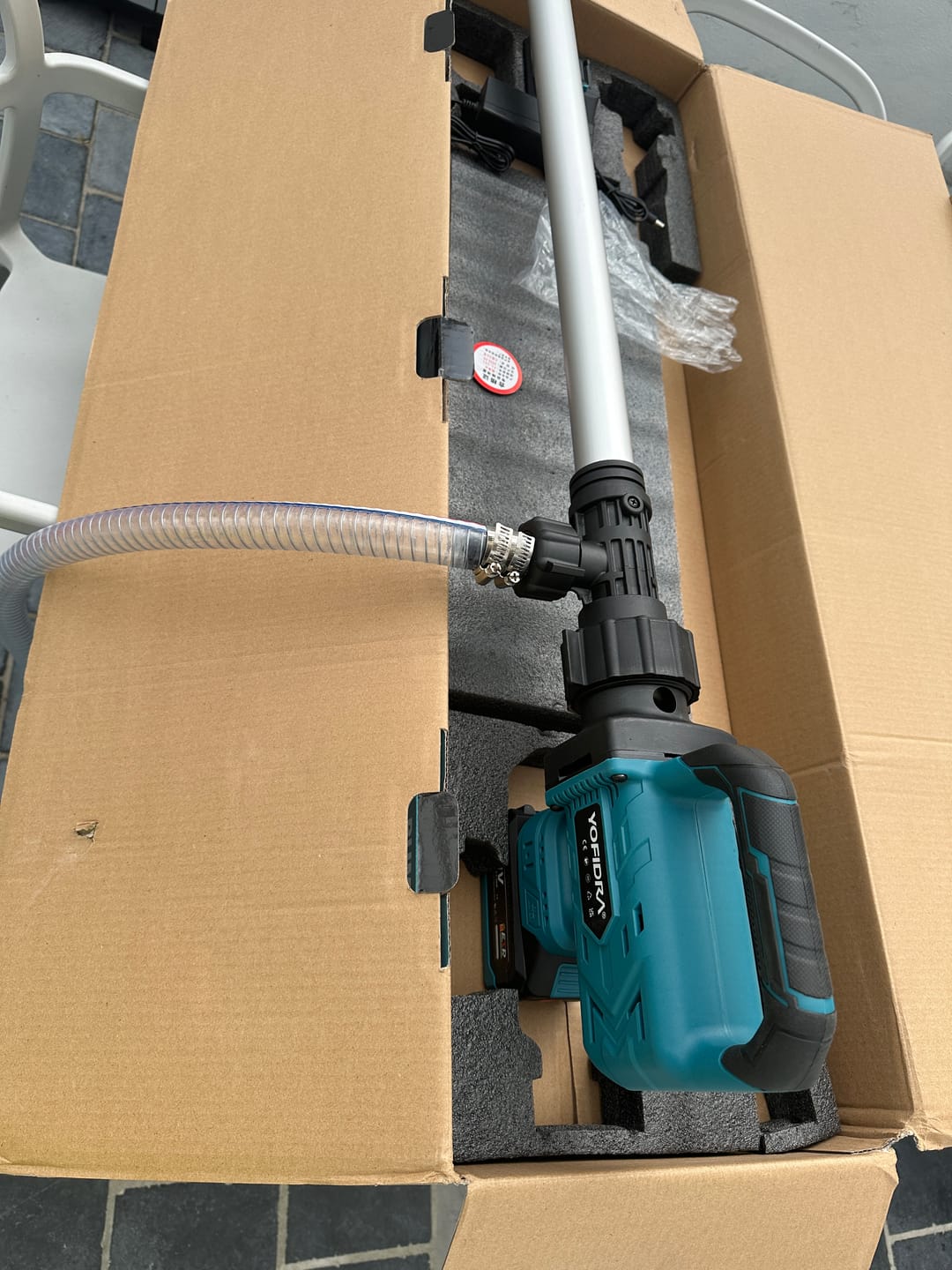 Customer photo review of YOFIDRA 3-Speed Brushless Liquid Transfer Pump Kit - Compatible with Makita 18V Battery