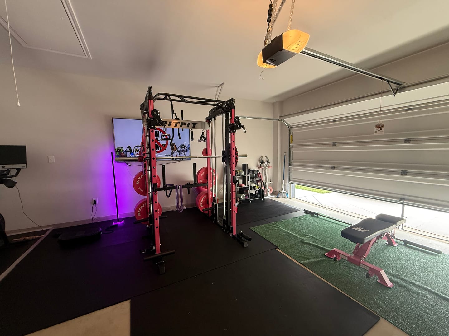 Customer photo review of RitFit Mini Rubber Weight Plates Standard Set