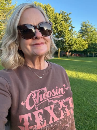 Customer photo review of 'Choosin' Texas' Organic Cotton Sweater