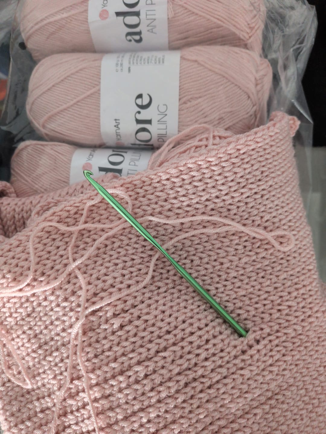 Customer photo review of YarnArt Adore