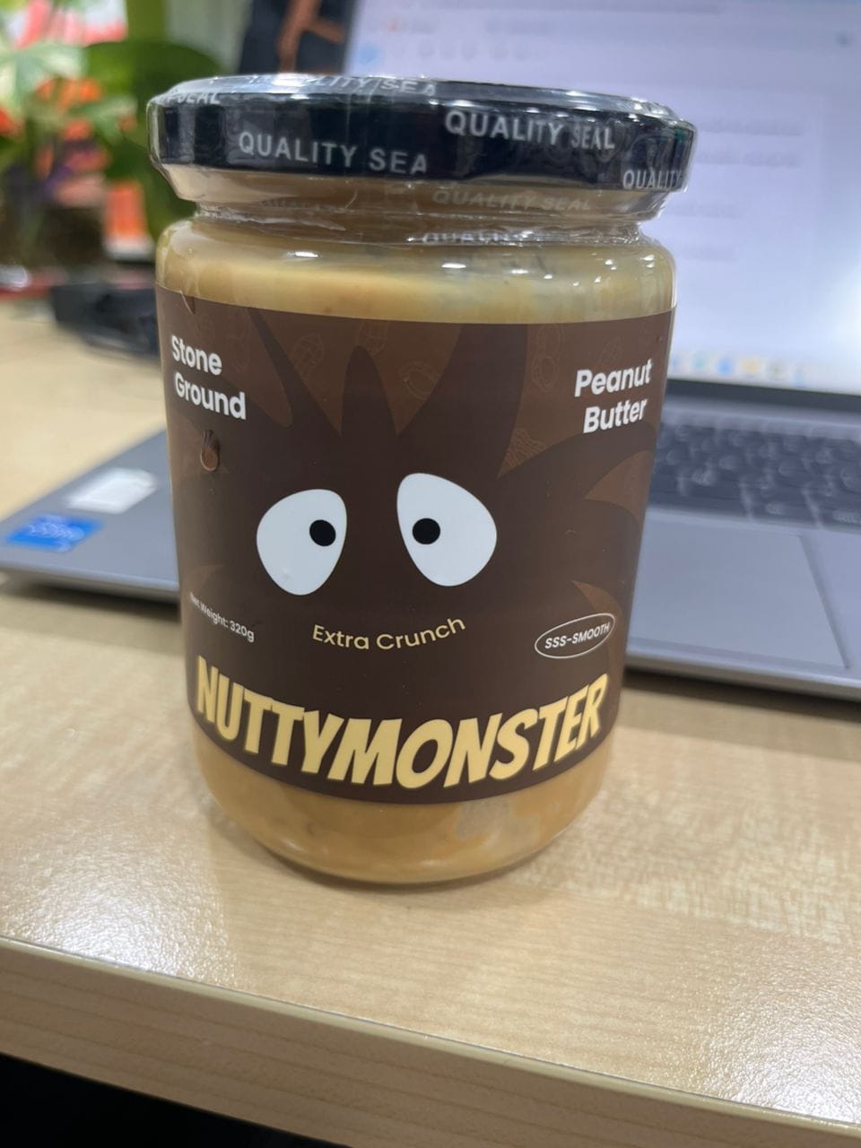 Customer photo review of THE MONSTER STARTER PACK (Bundle of 2) | Ultra Smooth + Extra Crunch