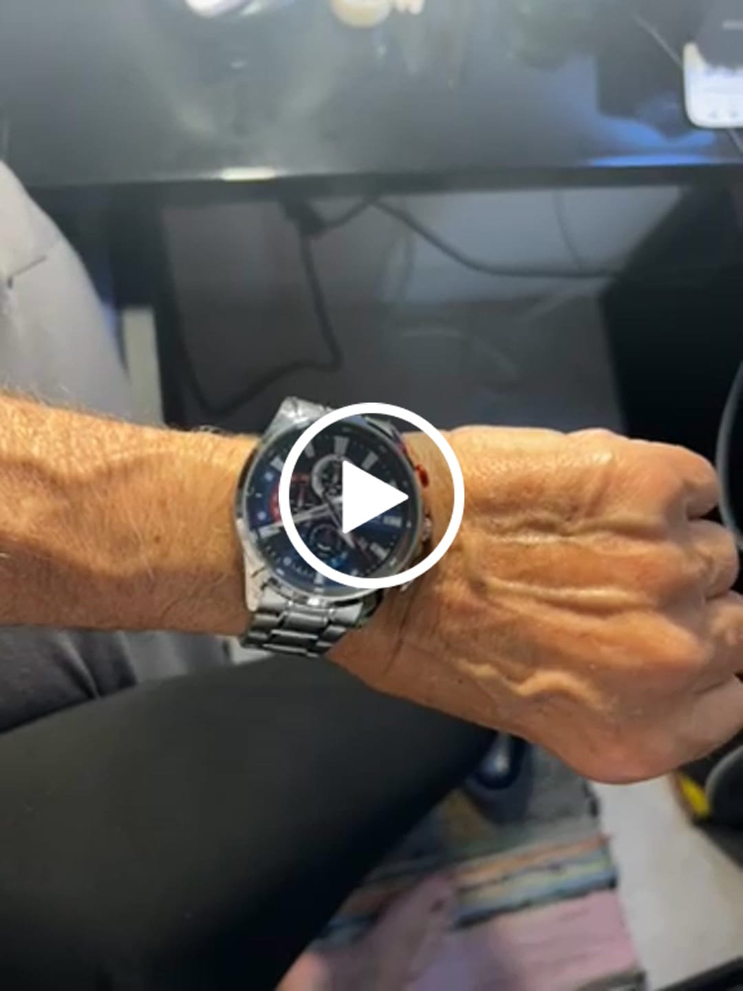 Customer video review of Curren Ambasator® orologio uomo acciaio
