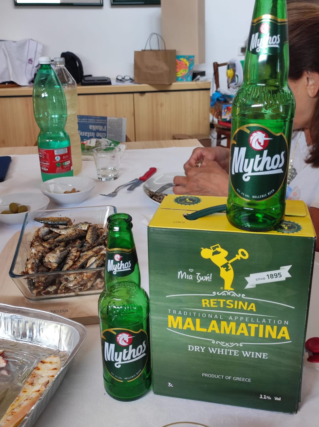 Customer photo review of Malamatina retsina - 3L