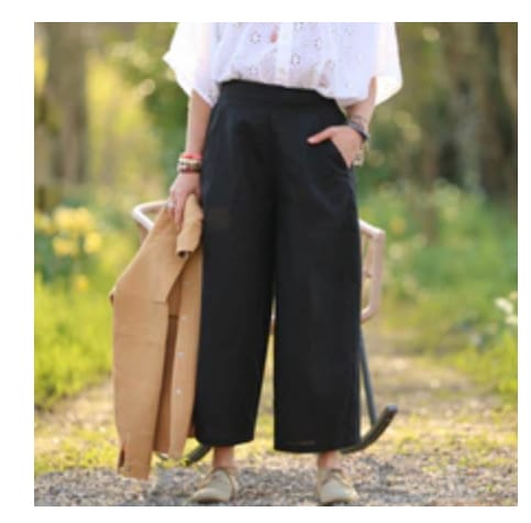 Customer photo review of Pantalon Briac - lin noir
