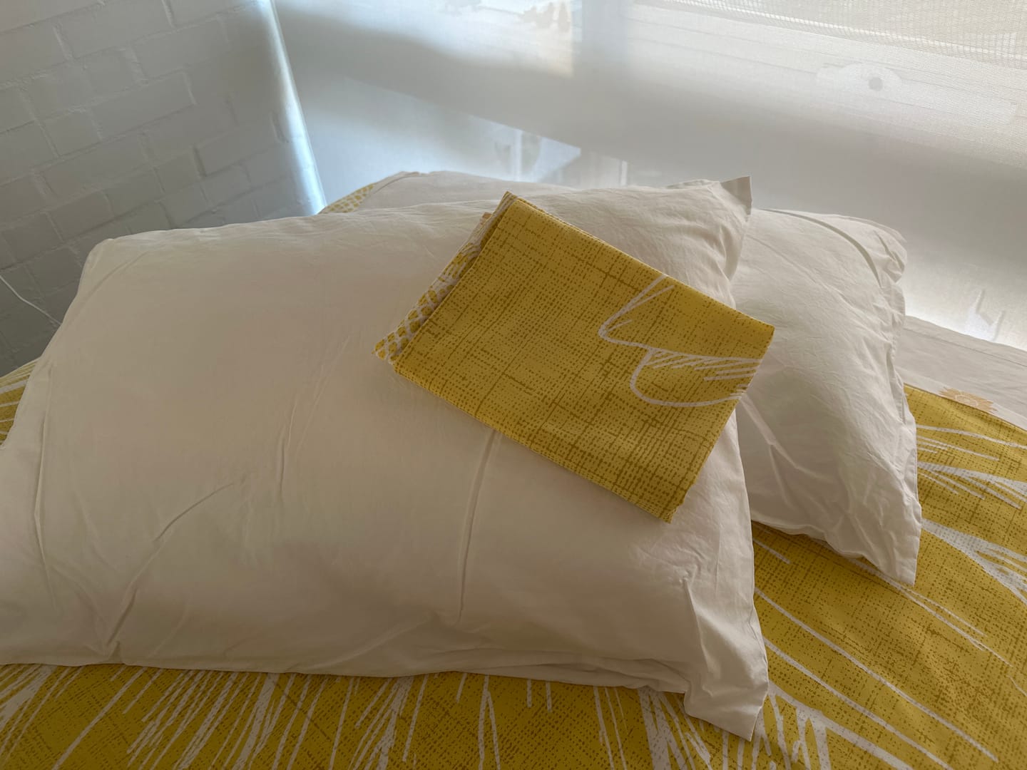 Customer photo review of Organic Cotton Zip Pillow Protectors