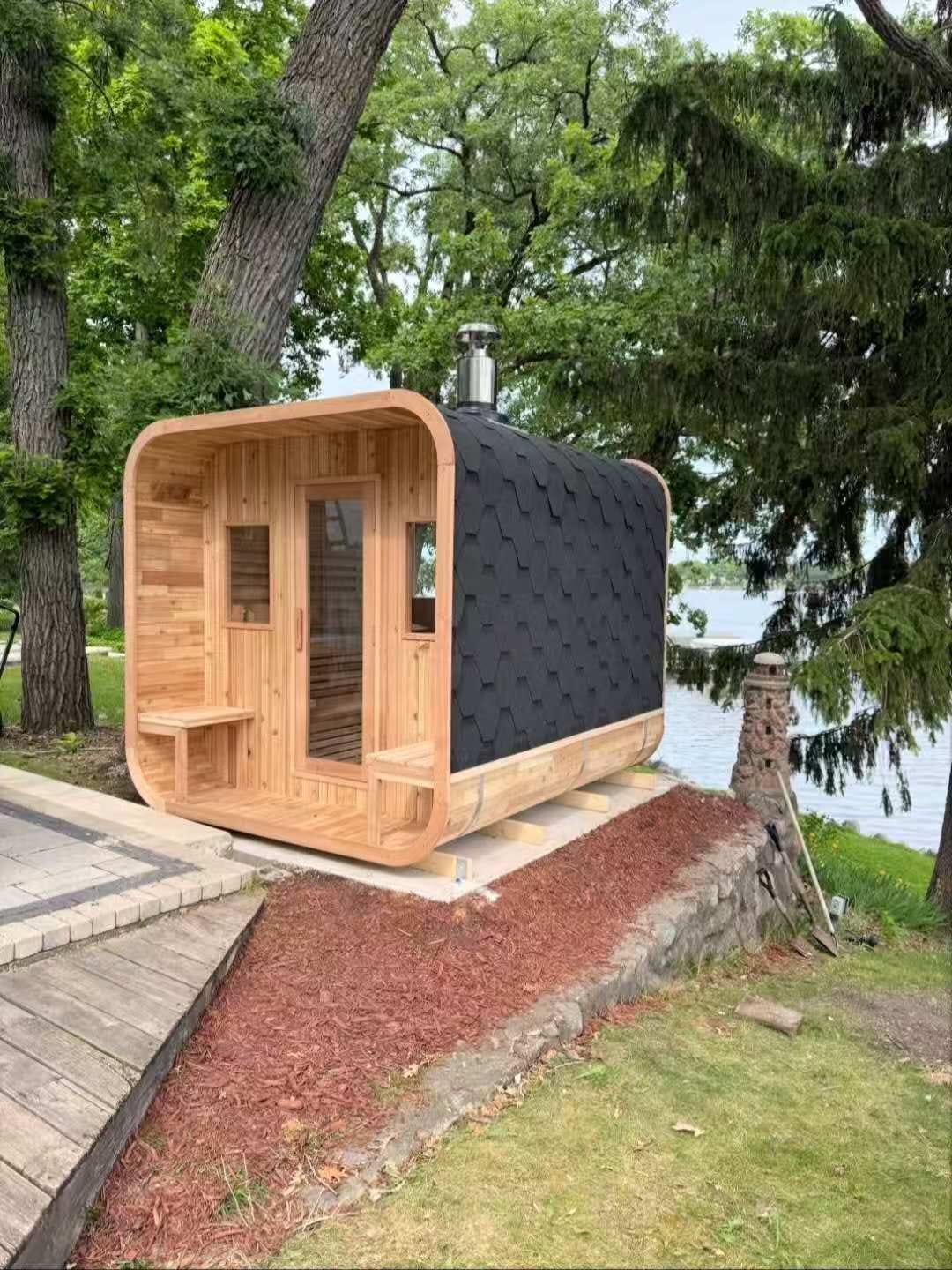 Customer photo review of SAUNAONES® Square Sauna Minimalist Refresh 3