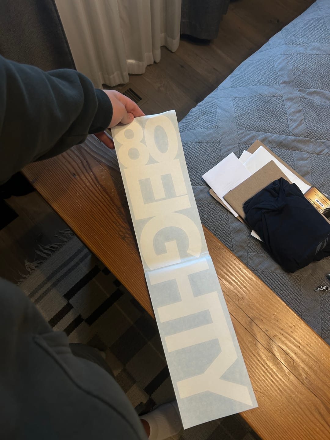 Customer photo review of 80Eighty® White Decal