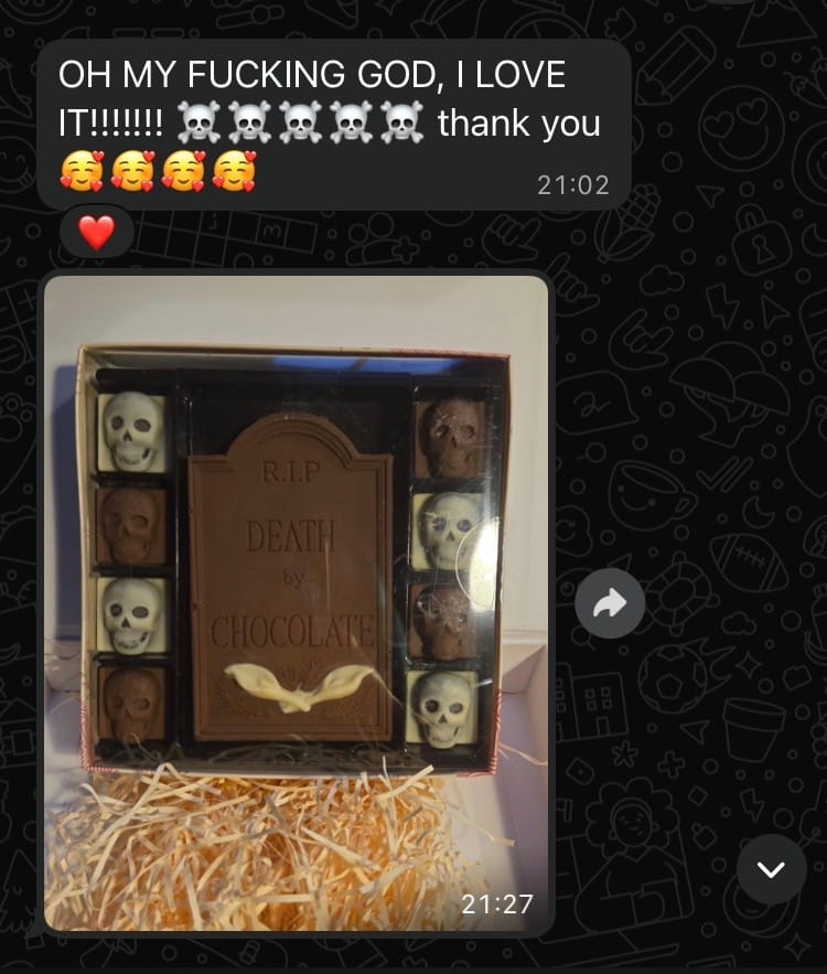 Customer photo review of Death By Chocolate