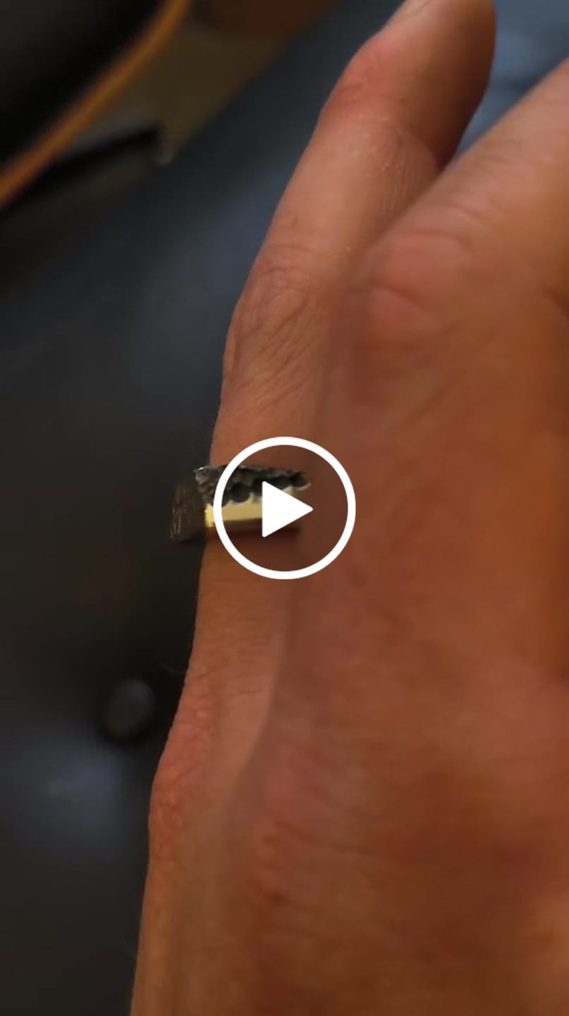 Customer video review of ISRAEL LETTERS – 925 Silver Ring