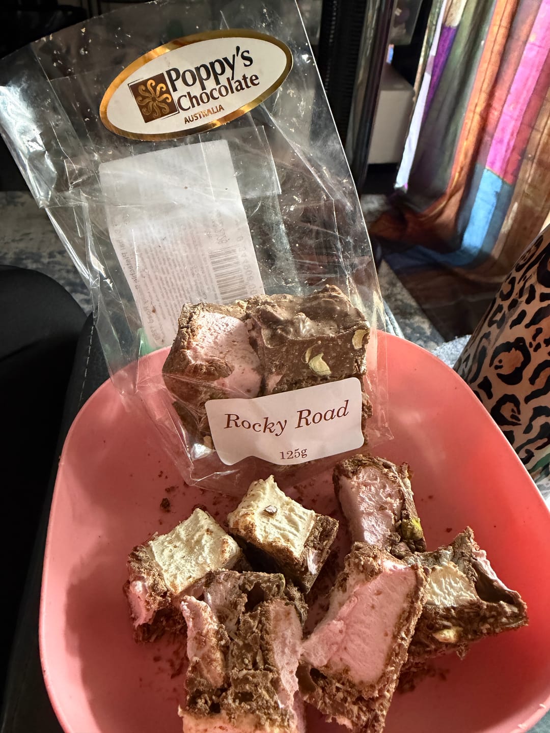 Customer photo review of Dubai Pistachio Rocky Road 125g