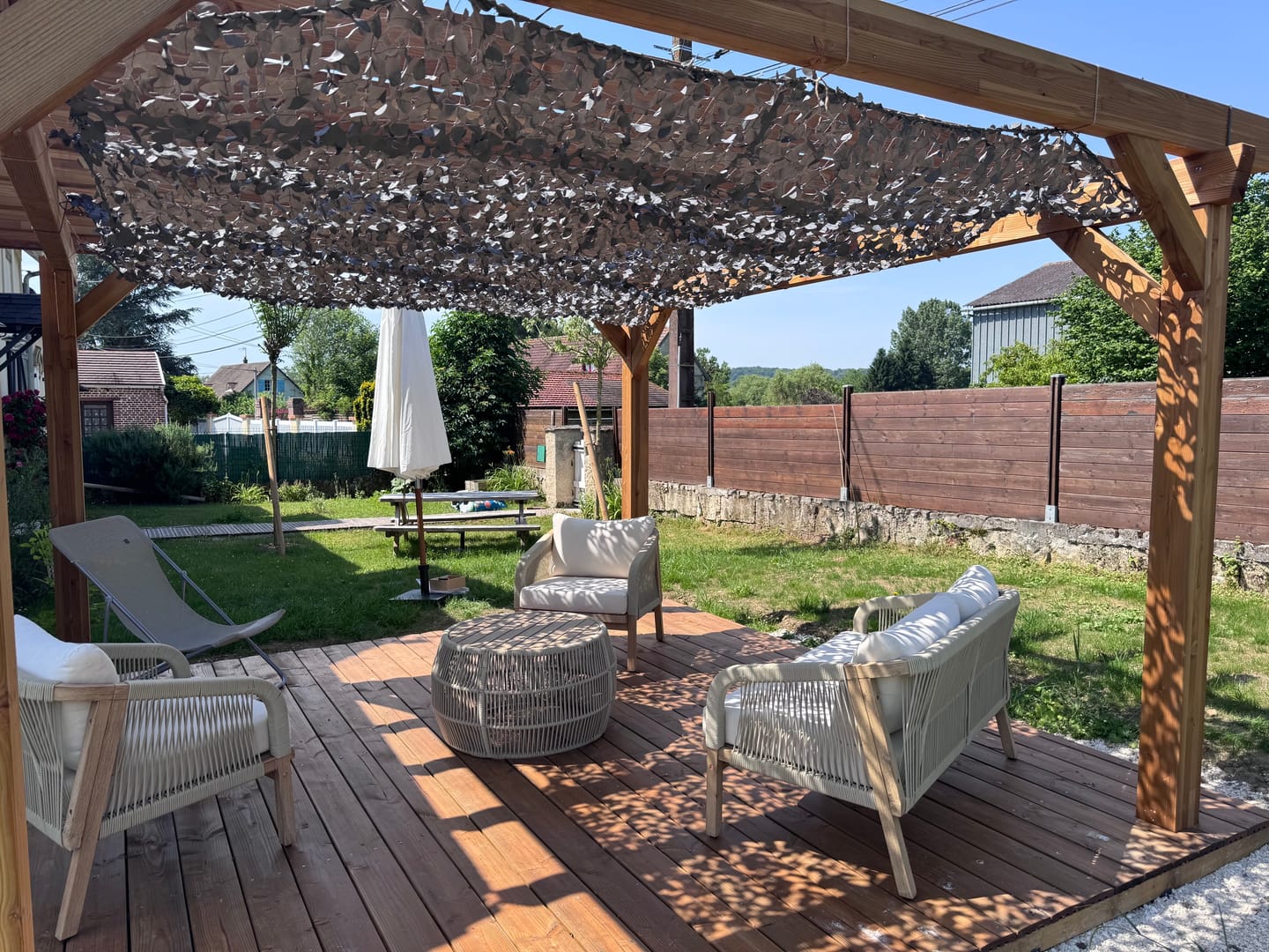 Customer photo review of Filet de camouflage renforcé gris