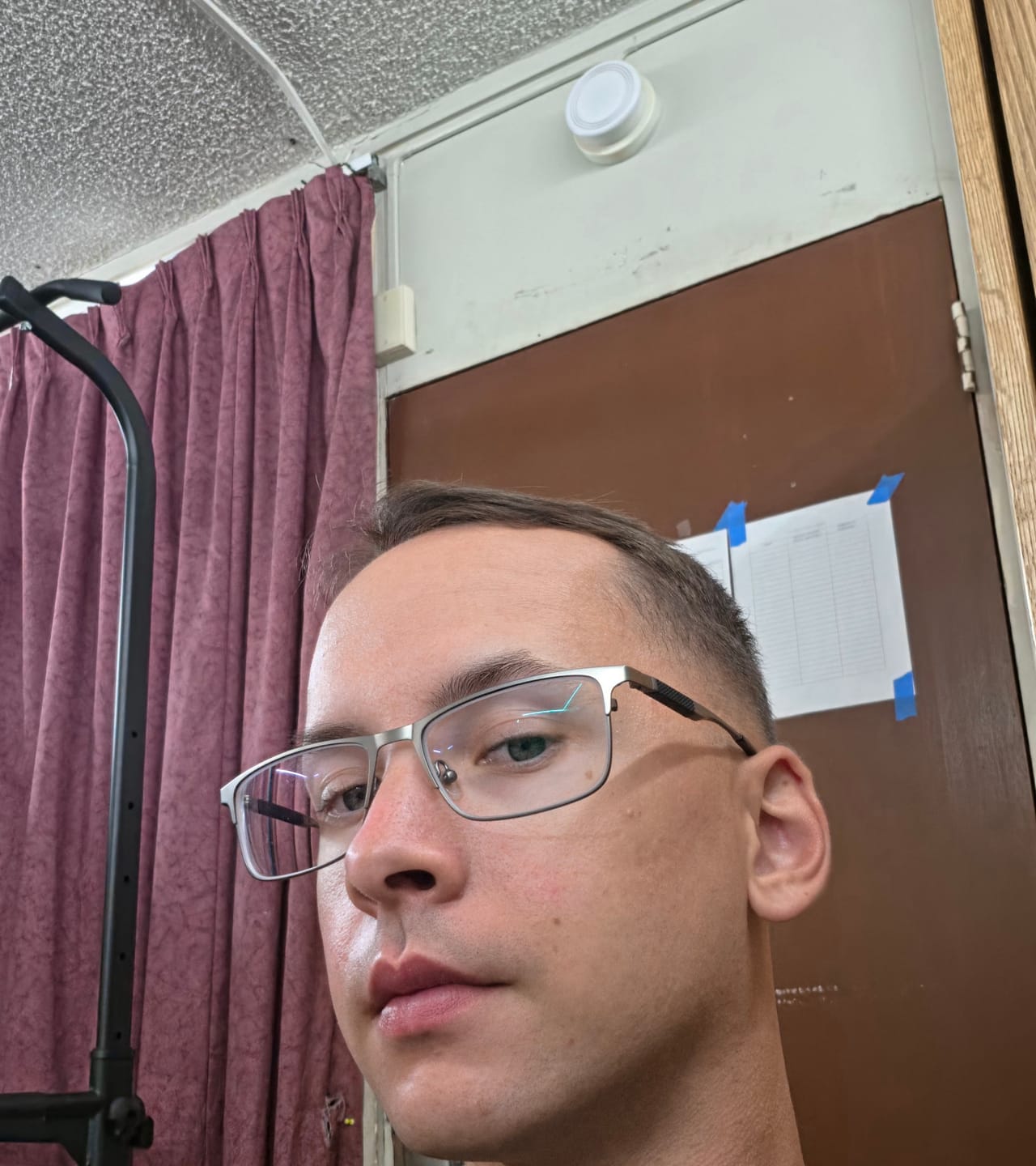 Customer photo review of Jayden | Comfortable Business Titanium Magnetic Clip-on Eyeglasses Sunglasses