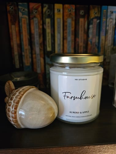 Customer photo review of Rustic Acorn Decoration - 2 Sizes
