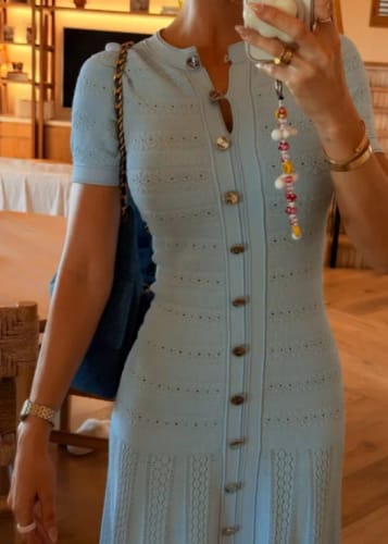 Customer photo review of Sandro baby blue