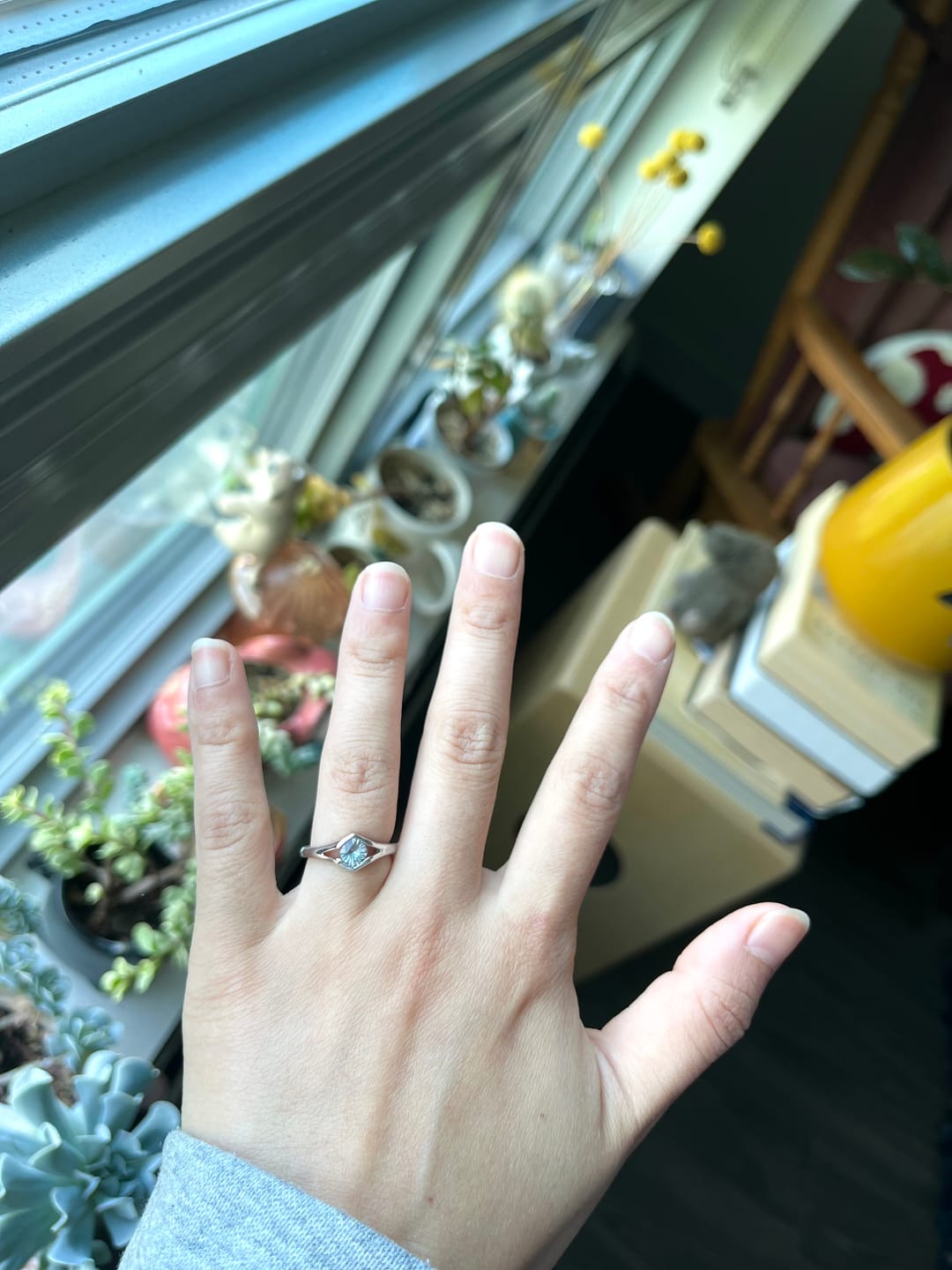 Customer photo review of 0.65 Carat Sterling Sapphire Octagon - 5.6x5.2mm - Esko Universe Cut ™