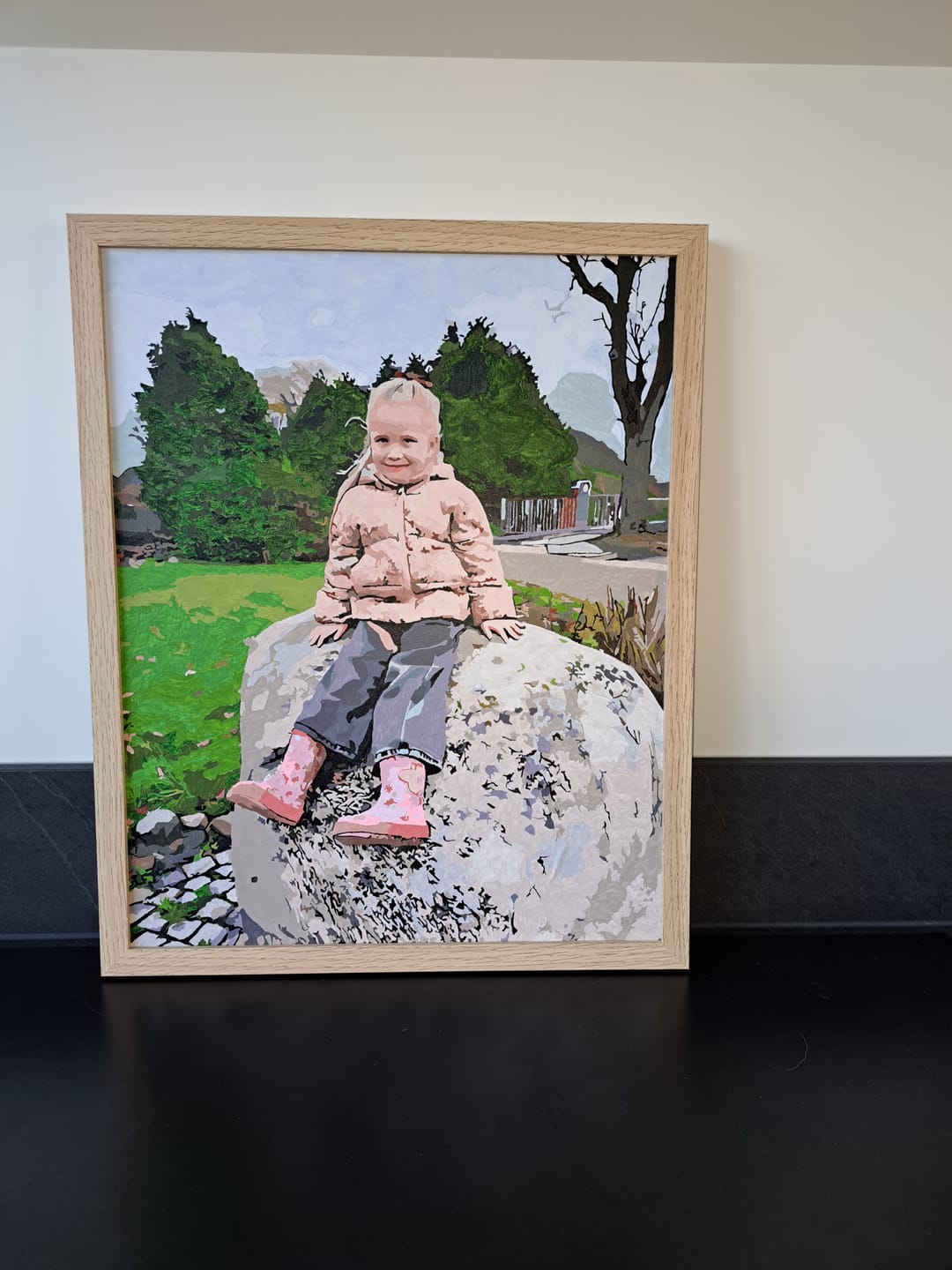 Customer photo review of Eigen Foto | Schilderen op nummer