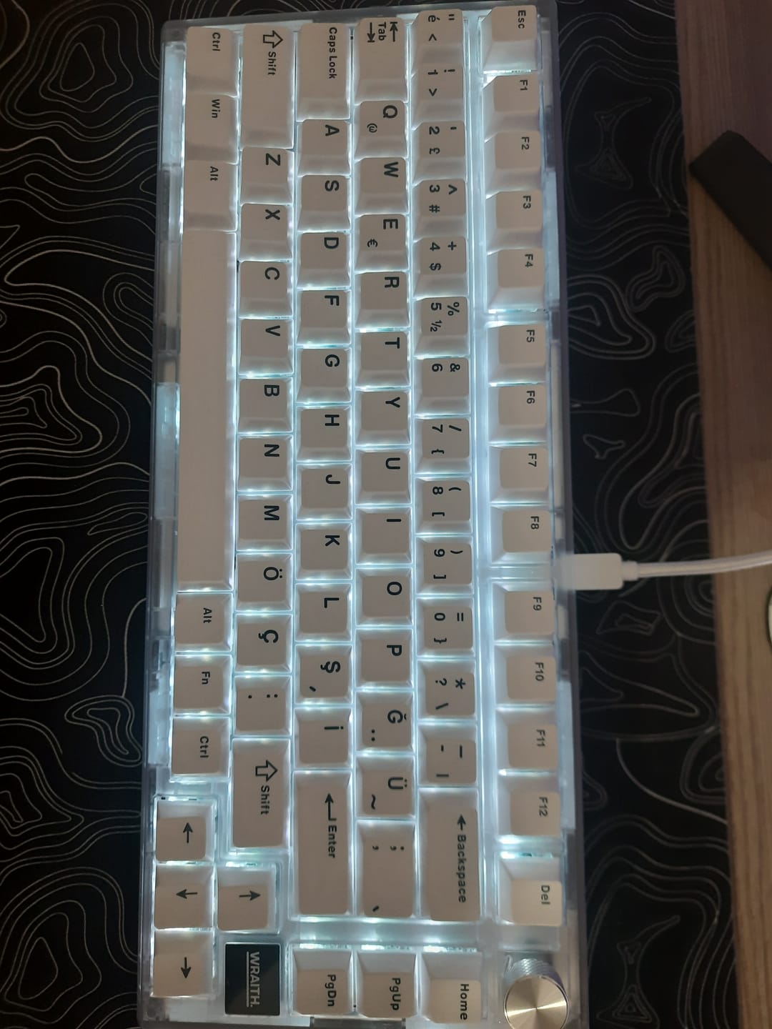 Customer photo review of Wraith W75 V2 Klavye (Manyetik Switch / HE)