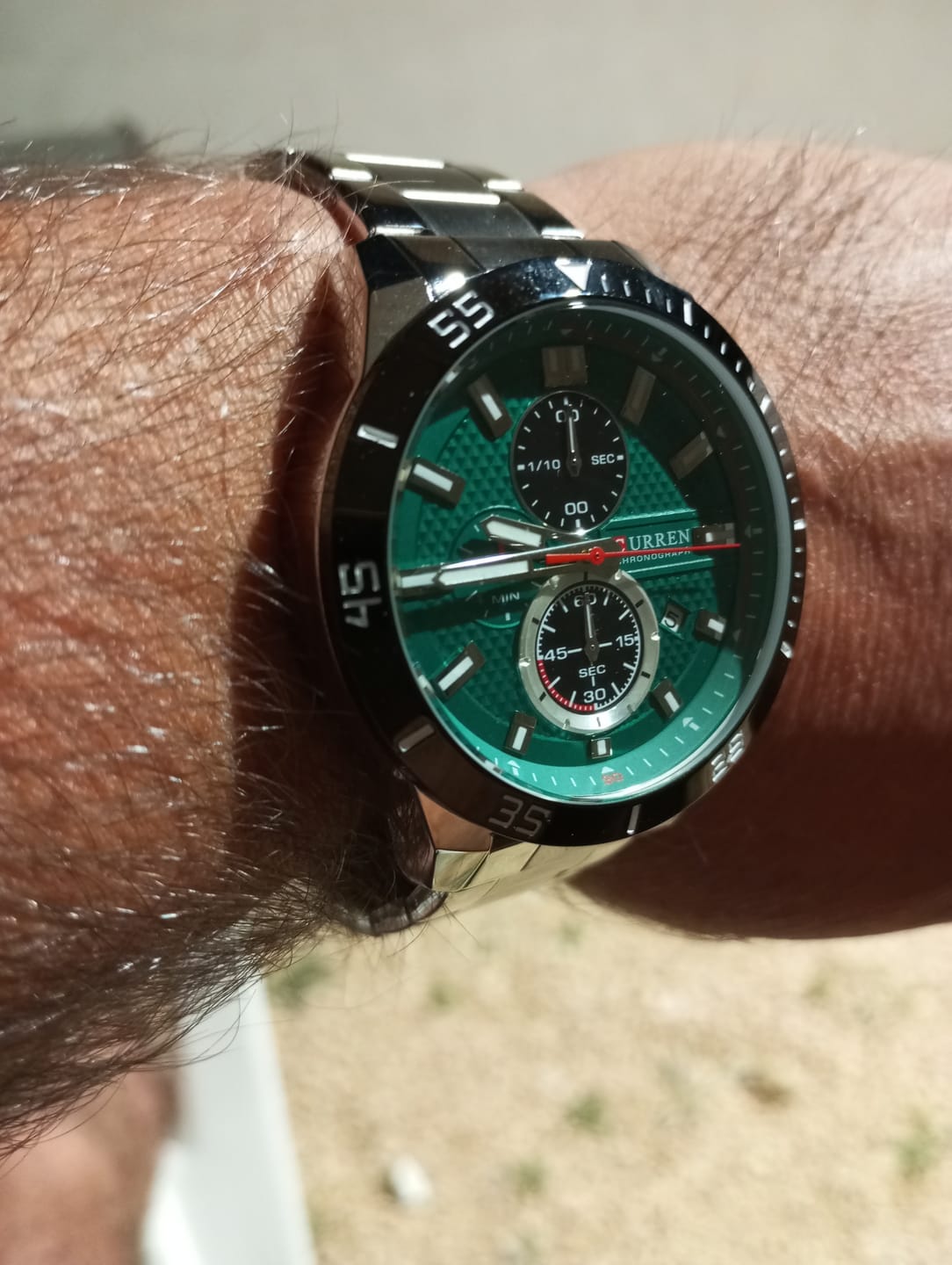 Customer photo review of Curren Berna® orologio uomo acciaio