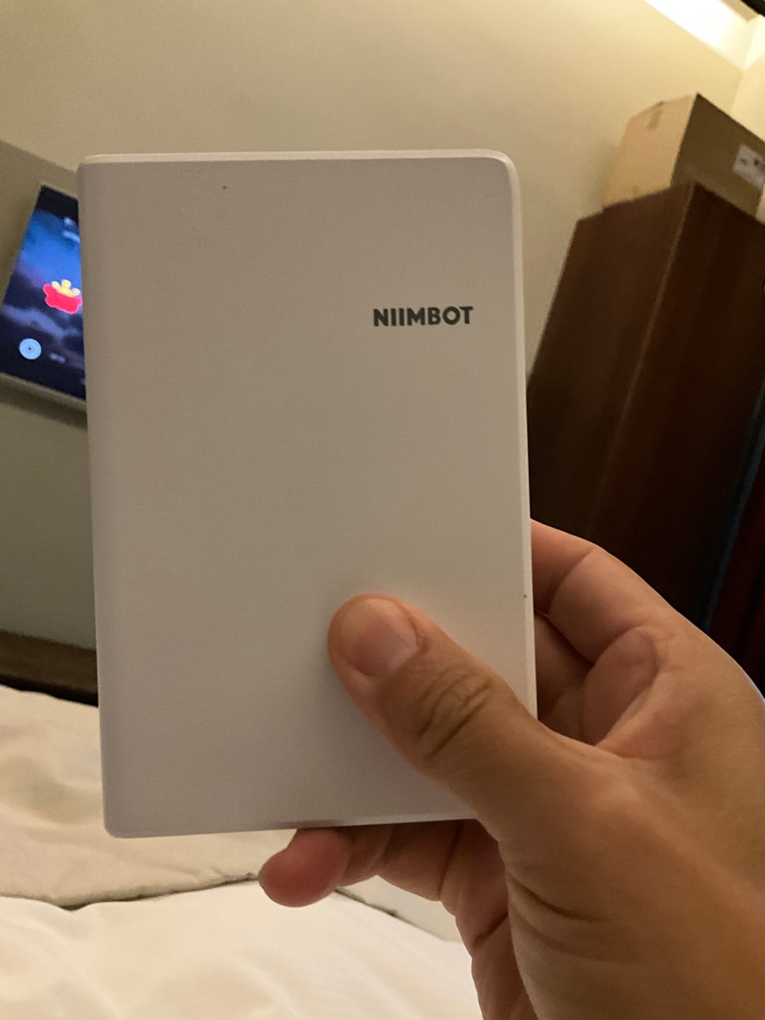 Customer photo review of NIIMBOT N1 0.5 Inch Thermal Transfer Portable Bluetooth Label Maker