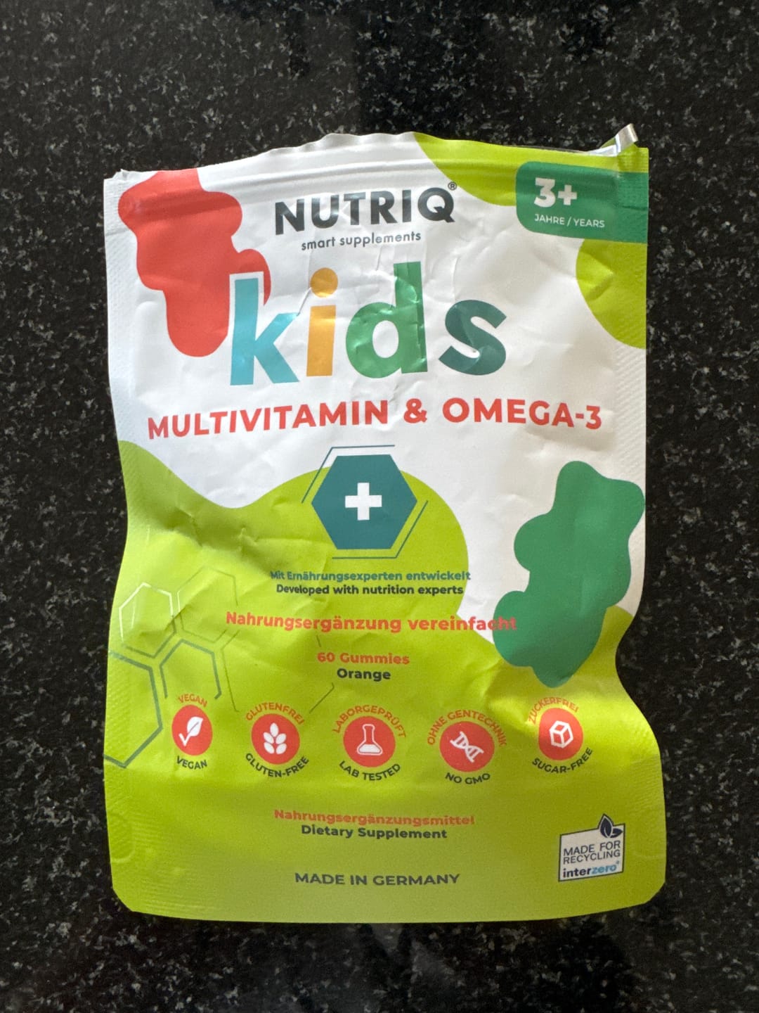 Customer photo review of Kids Multivitamin & Omega-3