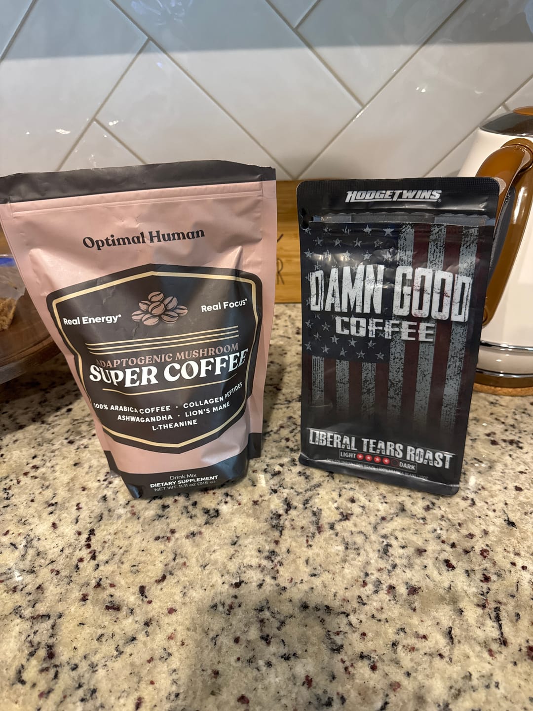 Customer photo review of Optimal Human Adaptogenic Mushroom Super Coffee