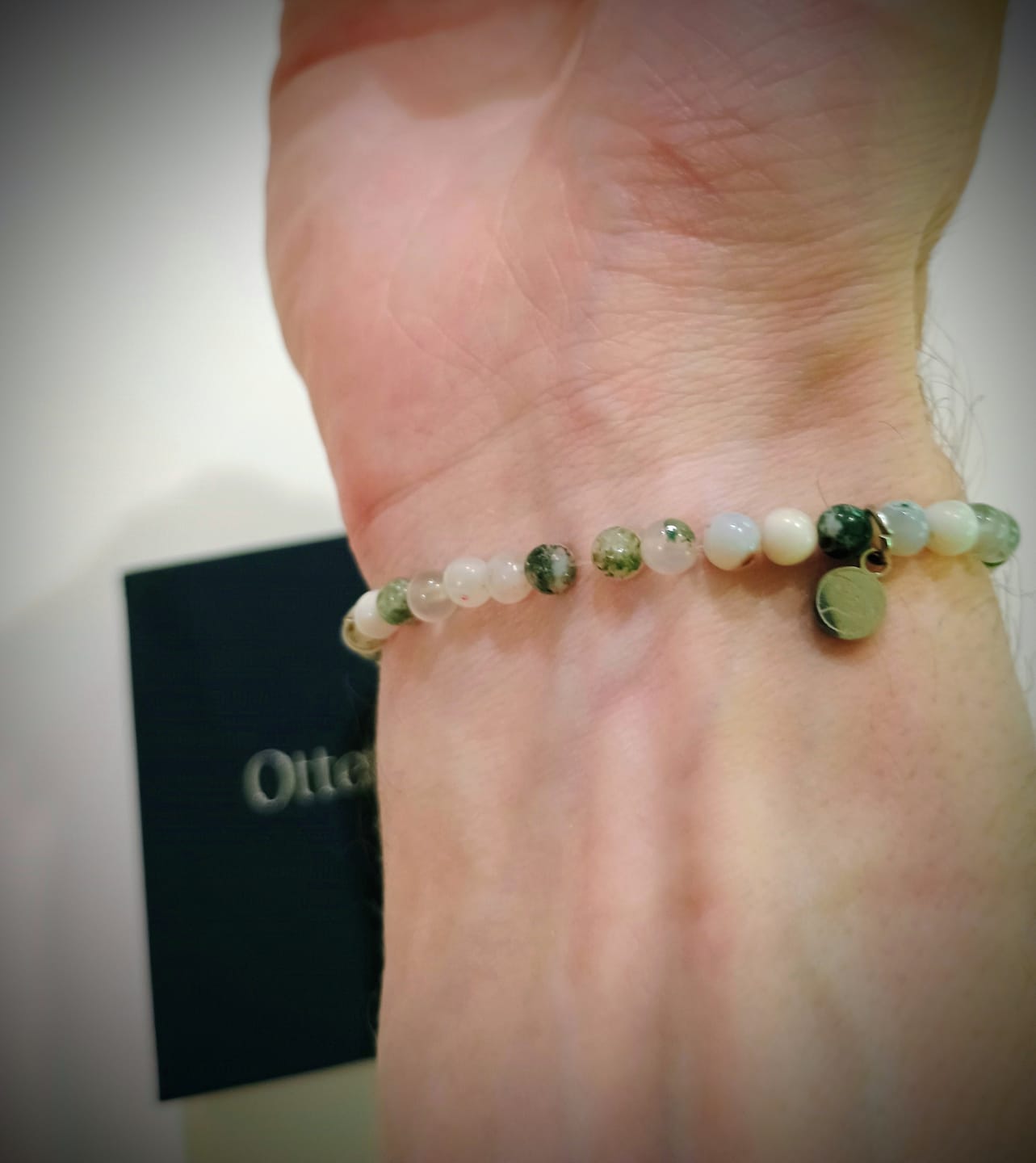 Customer photo review of Tree Agate Bracelet Mini