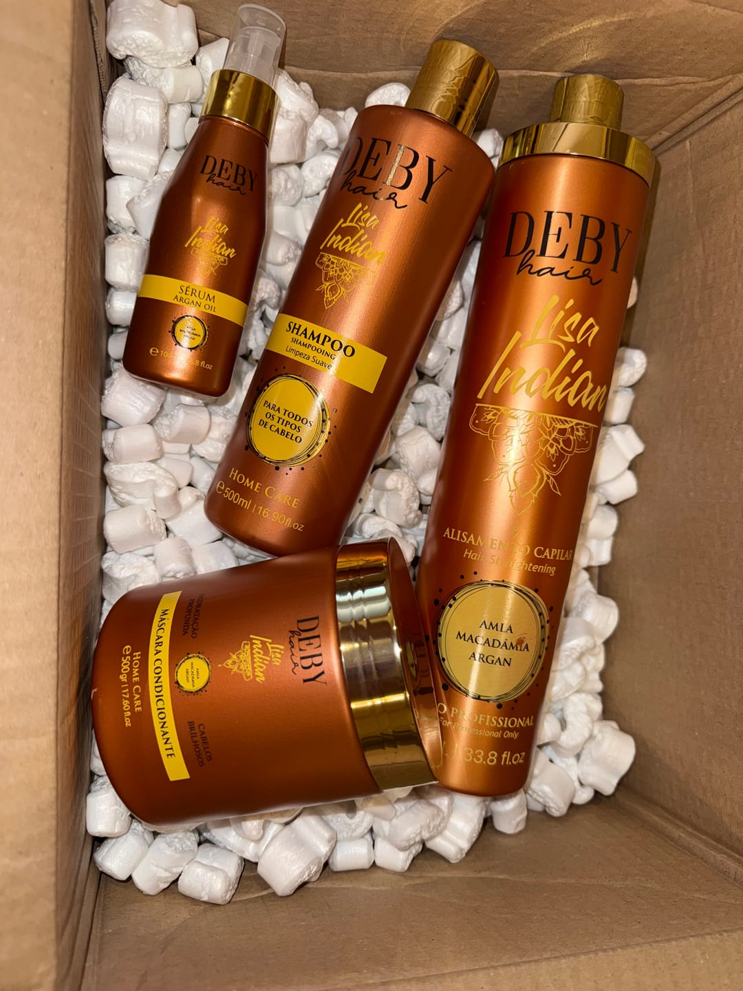 Customer photo review of Kit Sans Sulfate Home Care Lisa Indian Deby Hair