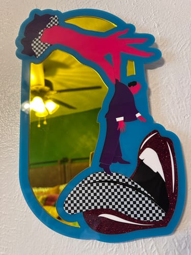 Customer photo review of Maneater Wall Art