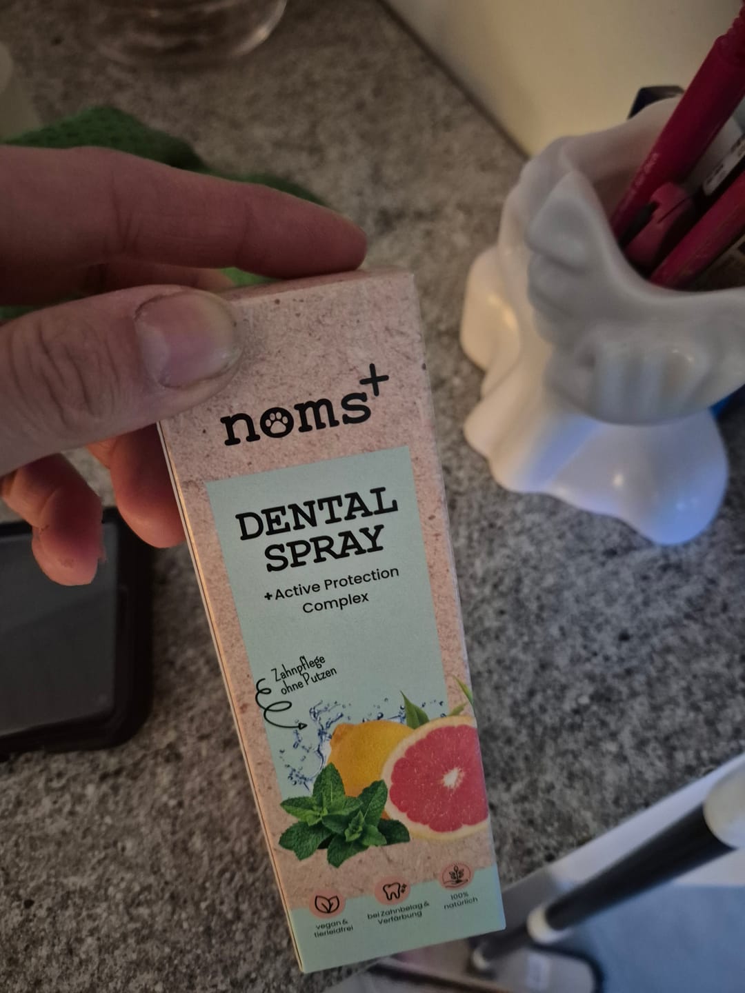 Customer photo review of Dentalspray bei Zahnstein für Hunde und Katzen