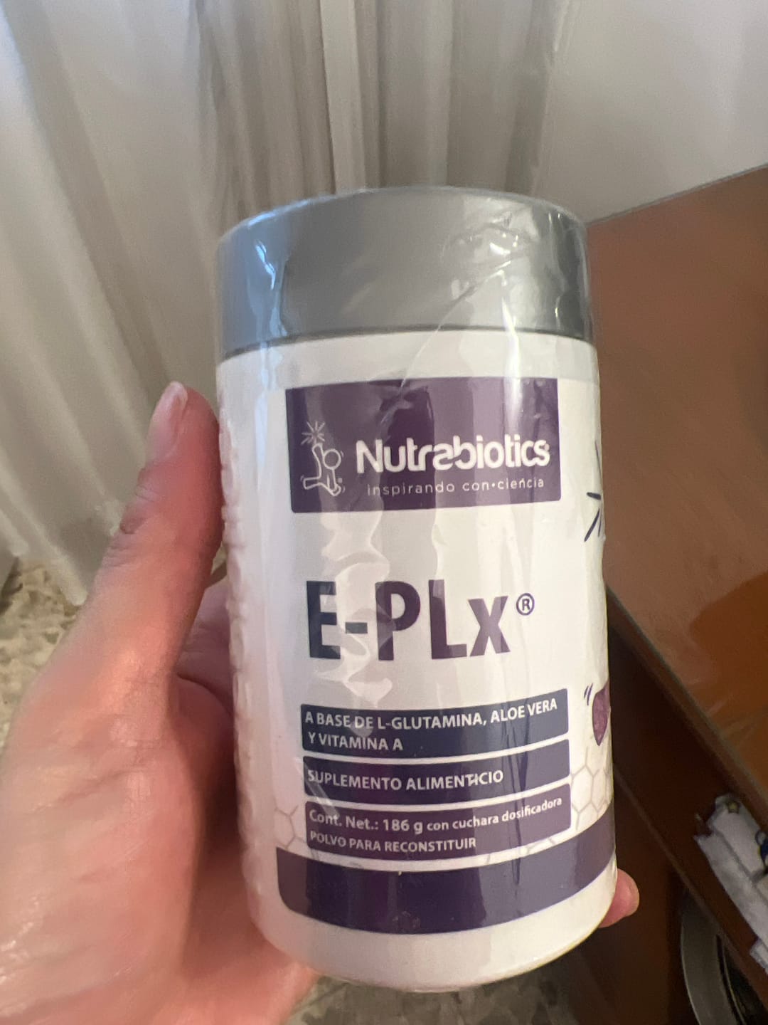 Customer photo review of E-PLx - Glutamina - Aloe Vera - Vitamina A - Nutrabiotics