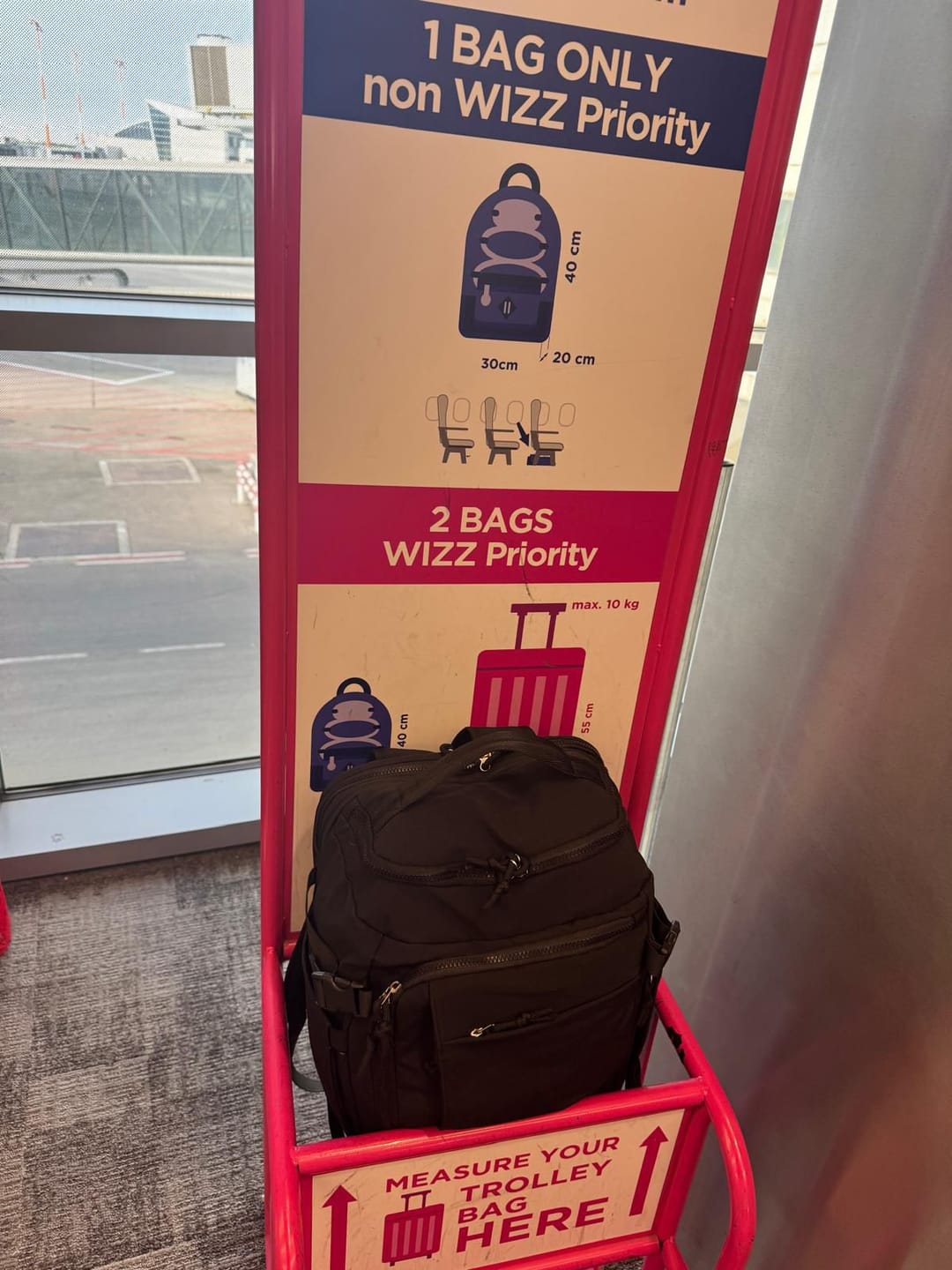 Customer photo review of תיק טיסות BaglyTravel