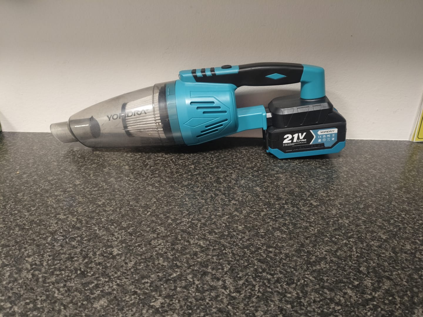 Customer photo review of YOFIDRA Turbo Brush Cordless Car Vacuum Cleaner – Compatible with Makita 18V Battery