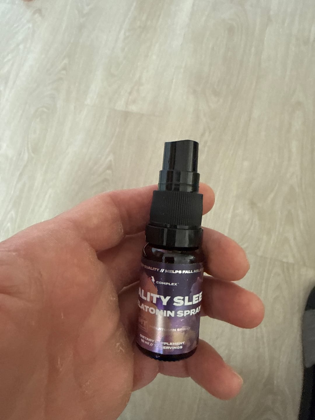 Customer photo review of Melatonin Sleep Spray