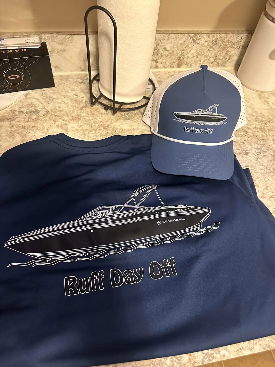 Customer photo review of Custom Digital Boat Artwork