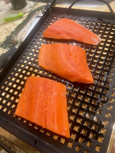 Customer photo review of Wild Caught Alaskan Sockeye Salmon