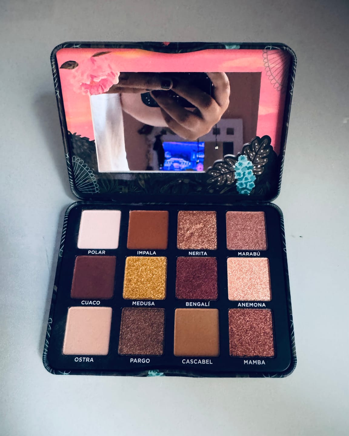 Customer photo review of Set de Sombras Fauna con 12 tonos