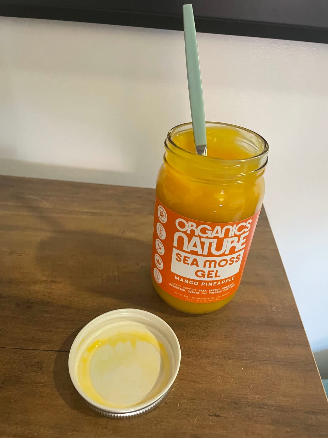Customer photo review of Sea Moss Gel Jar - Mango Pineapple