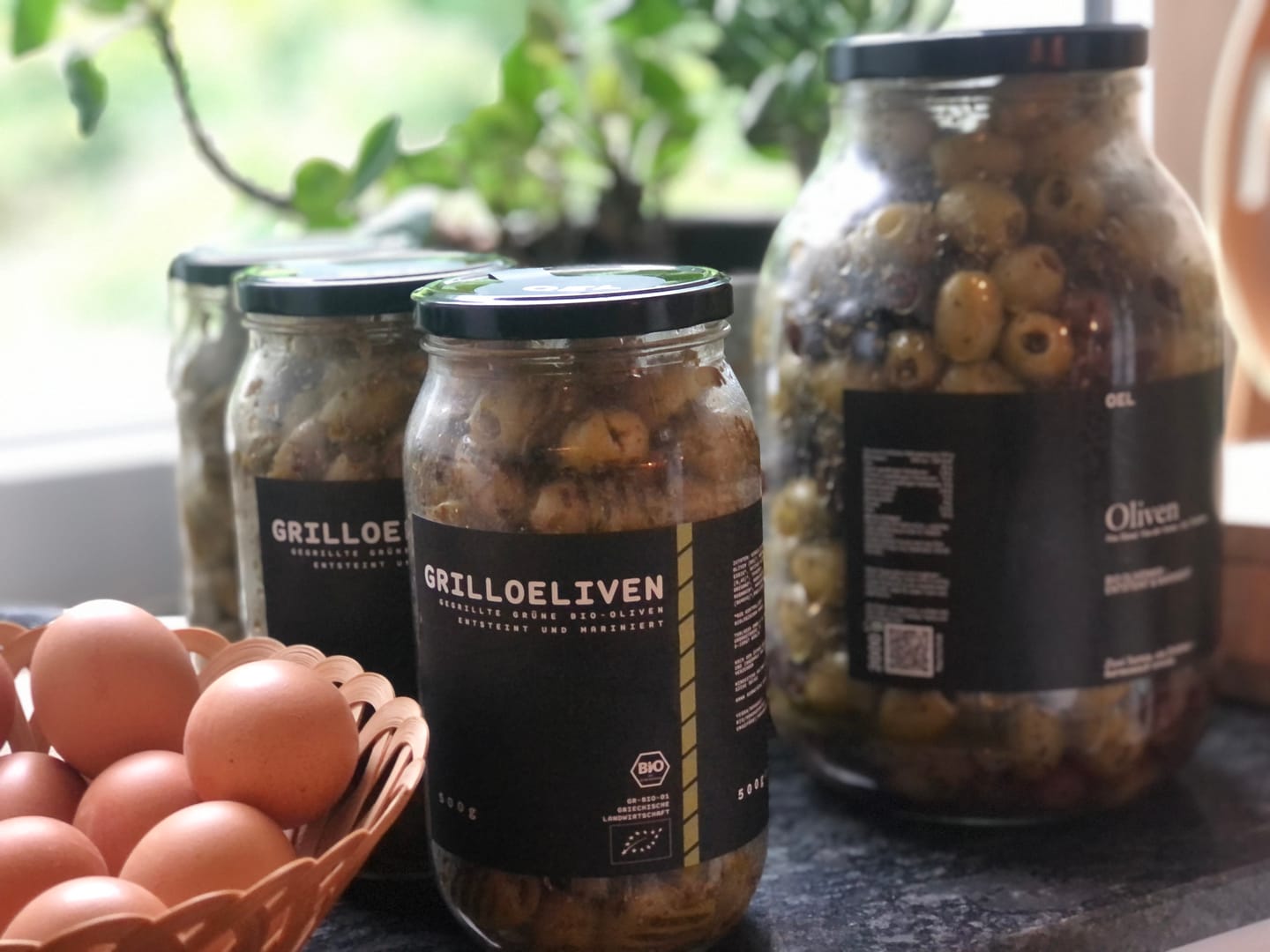 Customer photo review of GRILLOELIVEN 500 g - Gegrillte grüne Bio Oliven