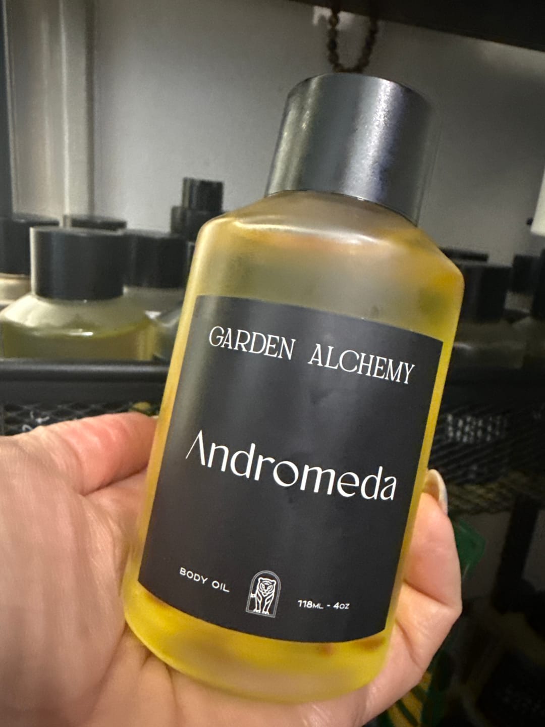 Customer photo review of ANDROMEDA BODY OIL
