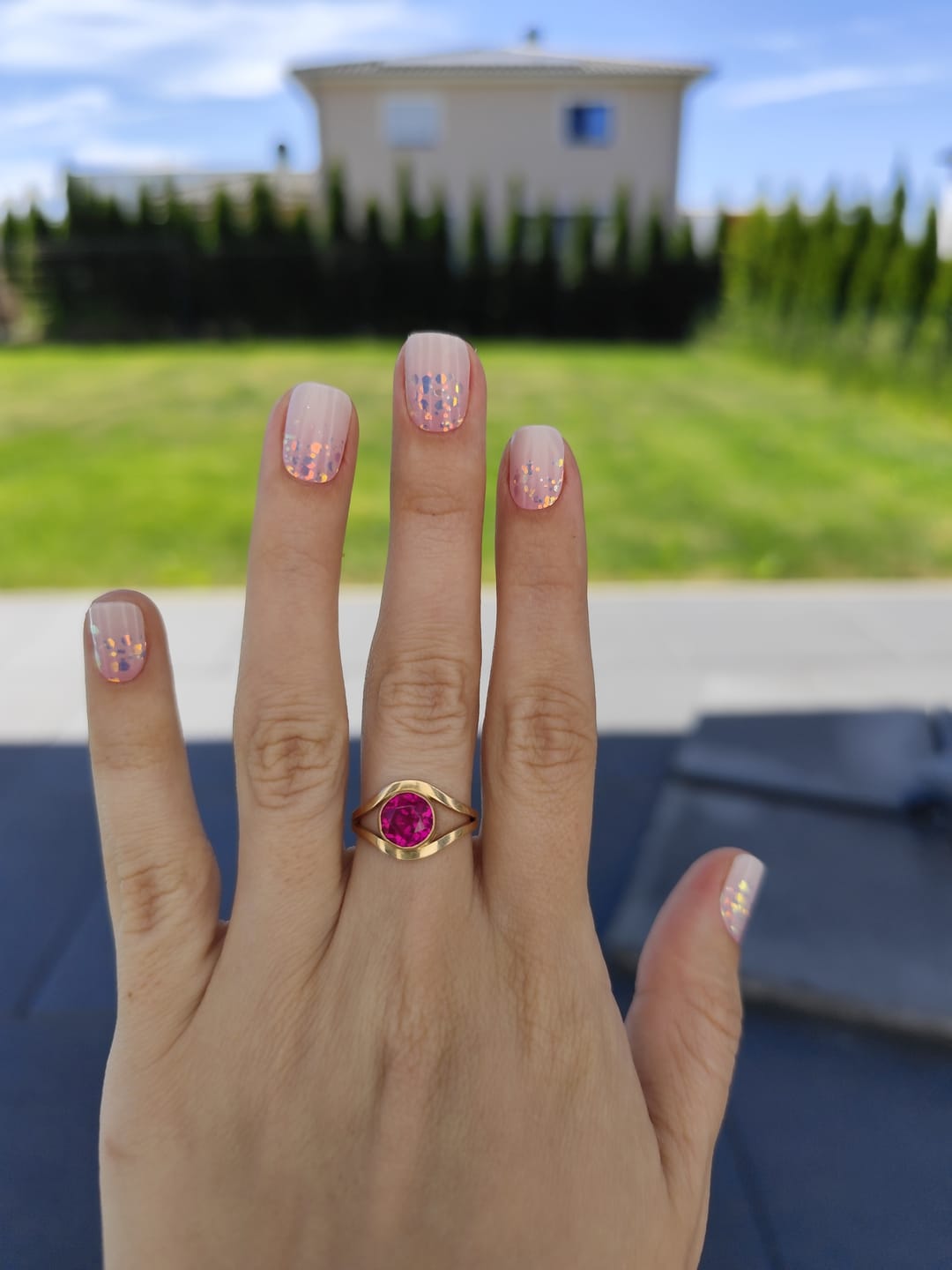 Customer photo review of UV Gel: Babyboomer Princess