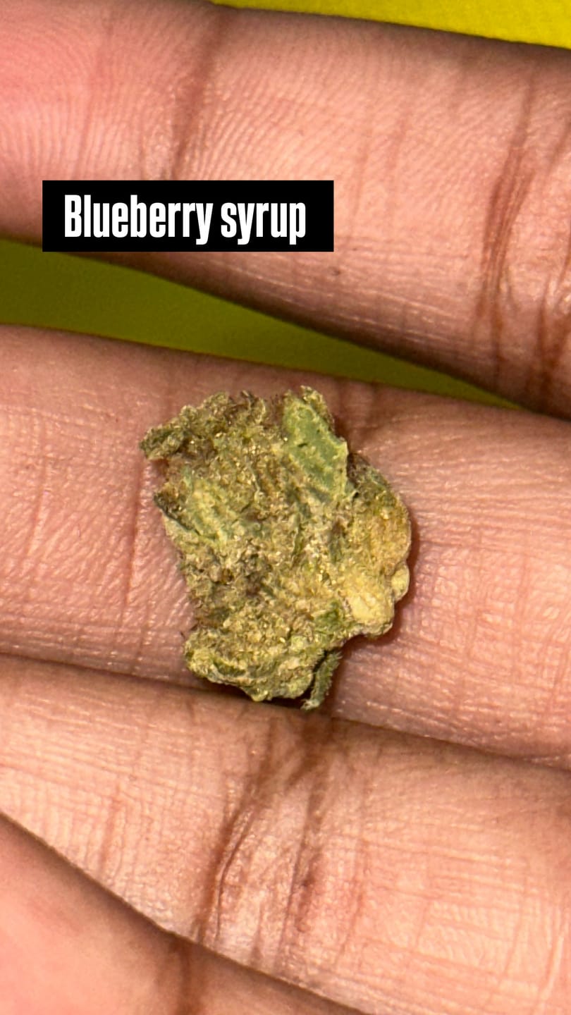Customer photo review of Blueberry Syrup - Minis - 28 Grams - Indica